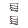 thumbnail image 1 of Thinsony Stainless Steel Shoe Storage Shoes Organized And Easily Accessible Shoe Storage Rack Shelf For Shoes Shoes Rack coffee cm 2Set, 1 of 6