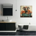 thumbnail image 3 of Stupell Industries Rustic Floral Tub Elephant Animals & Insects Painting Gallery Wrapped Canvas Art Print Wall Art, 30 x 30, 3 of 8