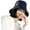 Blue, variant on YooGuoGuo Rain Hats Wide-Brimmed Cap Bucket Hat Packable Fisherman Bucket Hat for Women