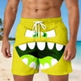 thumbnail image 2 of FUZHIQ Board Shorts Men's Swim Breathable Floral Swim Trunks Quick Dry Patriotic Swimming Trunks with Pockets Stretch Fabric Swimwear Bathing Suits,S, 2 of 5