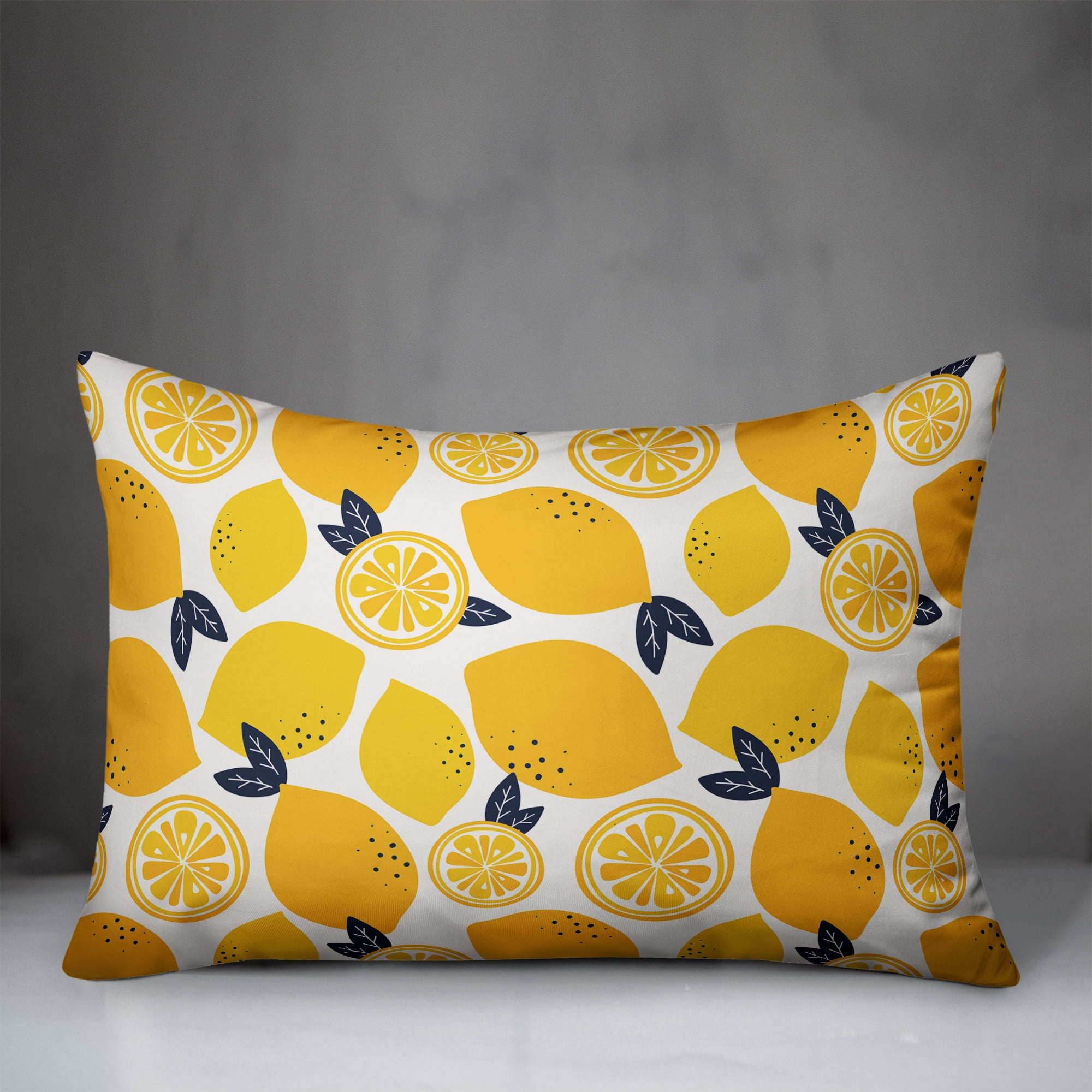 Creative Products Lemon Print 14x20 Indoor / Outdoor Pillow
