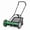 Green, variant on 16 Inch Push Reel Lawn Mower with 5 Manganese Steel Blades, 4-Position Adjustable Cutting Height, 7 Gal Grass Catcher Bag, Manual Walk-Behind Mower with 10" Wheels for Yard Lawn Care Green