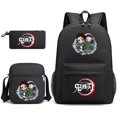 thumbnail image 3 of Demon Slayer Anime 3Pcs/Set Backpack Nezuko Student School Shoulder Bag Kids Cute Travel Backpack Children Birthday Gifts, 3 of 4