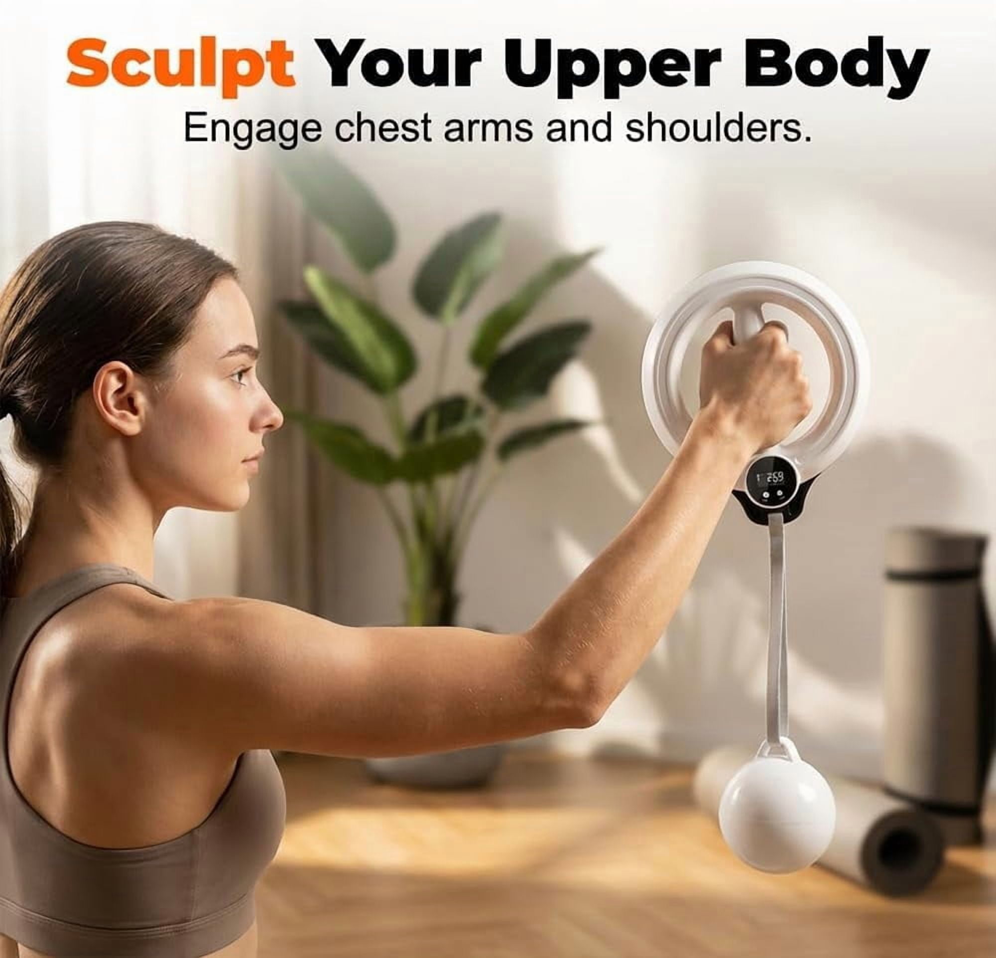 Arm Workout for Women and Men, 360° Hand-Crank Forearm Trainer, Shoulders and Arm Muscle Training Fitness Equipment, Chest Trainer and Forearm and Wrist Hand Exerciser, Home Workout