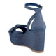 thumbnail image 3 of Sandalia de Mujer Miracol by Mama Lola plataforma Casual Comoda Moderna Alto azul 25, 3 of 4