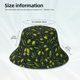 thumbnail image 3 of Fotbe Green Branch Olive Sombrero Tipo Pescador con Estampado – Sombrero de Sol de Algodón de Moda para Playa, Golf, Pesca, 3 of 6