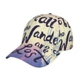 thumbnail image 1 of Fotbe Not All Those Who Wander Are Lost Gorro Clásico de Béisbol, Gorra Ajustable con Broche Snapback, Gorro de Exterior de Algodón Suave, 1 of 6