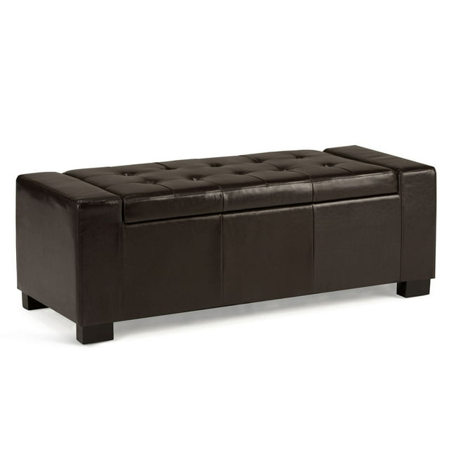 Grand pouf de rangement rectangulaire Santa Fe de WyndenHall