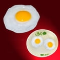 thumbnail image 1 of Cheers Fried Egg Food Simulation Children Play Toy Anti Stress Anxiety Relief Car Decor, 1 of 2
