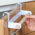 thumbnail image 4 of Toallero Estante de madera para toallas de baño Almacenamiento de cocina sobre el gabinete Toallero, 4 of 5