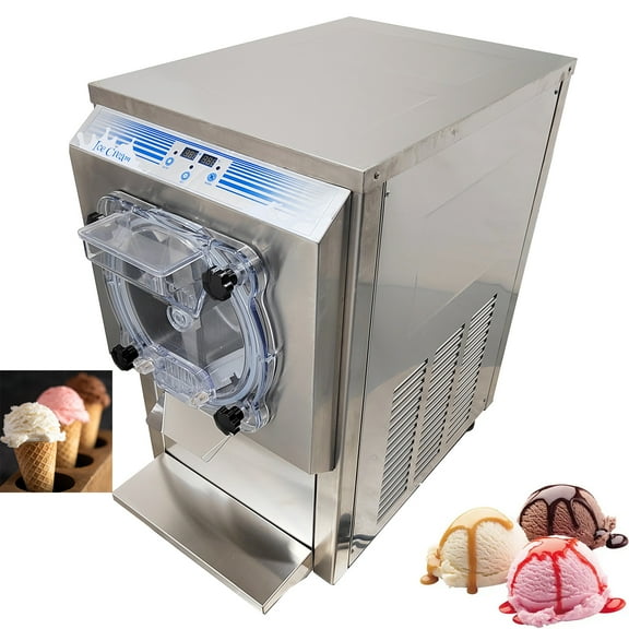 18L/H Gelato Hard Ice Cream Making Blender Machine Stainless Steel Commercial 110V