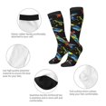 thumbnail image 3 of Balery Colorful Skateboard Calcetines novedosos Calcetines deportivos Calcetines hasta la rodilla Calcetines de algodón Calcetines originales y geniales, 3 of 6
