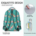 thumbnail image 5 of German Shepherd and Rose Backpack for School, Cute School Bag with Adjustable Shoulder Straps and Padded Back, 15.3"x11"x7.1", 5 of 5