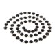 thumbnail image 5 of Cadena de cierre de imitación de cristal Gloria 1 cinturón de cadena para manualidades de joyería de decoración de bricolaje Negro, 5 of 9