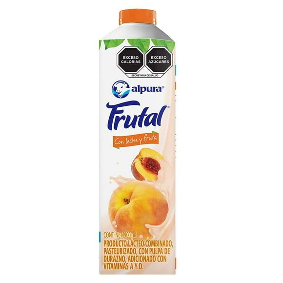 Producto lácteo Alpura Frutal durazno 900 ml