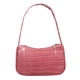 thumbnail image 2 of Bolso de hombro con patrón de cocodrilo, bolsos de mano para mujer, bolsos de cuero brillante (rosa) Tmvgtek Para estrenar, 2 of 9