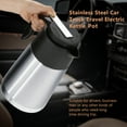 thumbnail image 2 of 1300ml 12V Car Electric Kettle Stainless Steel Travel Kettle Heater Mug Electric Travel Thermos DC Powered Car Teapot Portable Water Heater Tea Coffee[12V ], 2 of 8