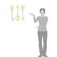 thumbnail image 2 of Antique Skeleton Keys Removable Home Wall Decal Stickers, 2 of 4