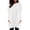 AB871 White, variant on Tisuna Fall T-Shirts For Women Fashion Solid Color Crewneck Tops Ladies Casual Wear Tees Size L