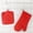 Red, variant on Lunxisen 2 Pcs Quilted Oven Mitts And Pot Holders Set Heat Resistant Kitchen Gloves For Cooking Baking Grilling Home Essentials