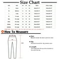Ecqkame Work Pants Women Fashion Solid Color Elastic Waisted Breathable