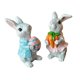 thumbnail image 5 of 2x Estatua de de Pascua Resin Bunny Escultiva Arte de San Valentín Regalo Figura de animales para la sala de bodas porche, 5 of 9