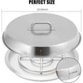 thumbnail image 2 of ChaoLink 20x20 Inch Fire Pit Cover, Stainless Steel, Campfire Compatible with Handle for Outdoor Patios, 2 of 8