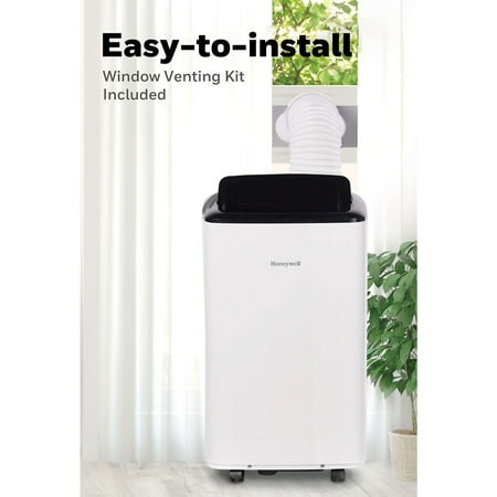 Honeywell - 10,000 BTU Smart Wi-Fi Portable Air Conditioner - Silver