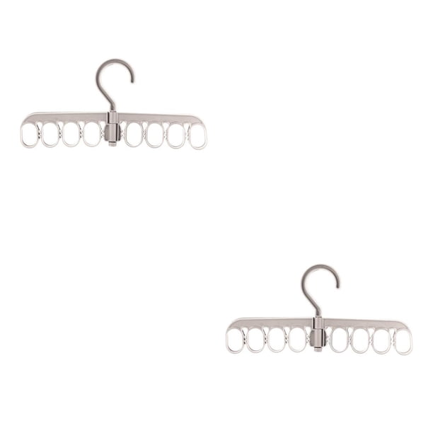 Inteprter Colgador de ropa giratorio de 360 grados, 16 agujeros, vestidos de plástico, secado de ropa, balcón, baño, armario organizador, estante Type2 NO2 Inteprter CBP492375