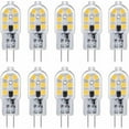 thumbnail image 1 of Bombilla LED G4 para iluminación interior, bombilla de base de dos pines G4 no regulable de bajo consumo con color de luz blanca fría, bombilla LED G4 de 2 W y 12 V que reemplaza a halógeno, 1 of 5