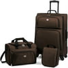 At 3 Pc Spinner Luggage Set, Brown