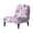 Butterfly Datura Flower, variant on HELLHERO Anti-Wrinkle Armless Accent Chair Soft Cover Dustproof Elastic Bottom Armless Accent Chair Protector for Living Room, Western Horse