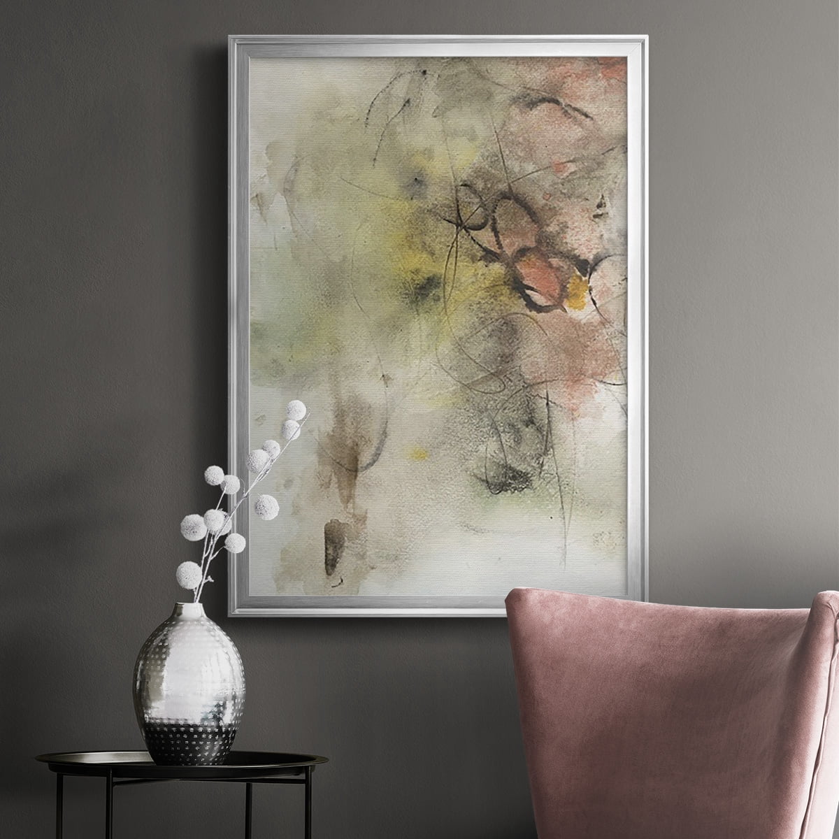 Soft Inspiration III Premium Framed Print, in Gold, Black, or Silver - Ready to Hang