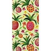 IHR Ideal Home Range Dinner Napkins Disposable 3-Ply Paper Hand Towels, 8.5" x 4.5", Pineapple Paradise, 16-Count