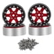 thumbnail image 4 of 4 piezas 1/18 1/24 RC Crawler Wheel Llantas Accesorio Fácil de instalar Piezas altas Rojo, 4 of 9