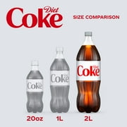 Diet Coke Soda Pop Bottle, 2 Liters