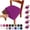 Purple, variant on Bxaolu Seat Covers for Dining Room Chair Set of 2 - Stretch Fit Removable Washable Anti-Dust Desk Chair Seat Cushion Protectors - Khaki Chair Covers