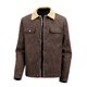 thumbnail image 3 of Ceisia Men's Vintage Stand Collar Button-Up Jacket Faux Shearling Collar Gift Casual Pocket Outerwear, 3 of 4