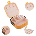 thumbnail image 3 of Unique Bargains Square Multi-Function Jewelry Box Organizer for Storing Orange, 3 of 5