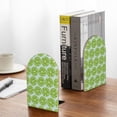 thumbnail image 5 of Lsque Green Lemon Slices Printed Wood Bookends,Non-Skid Bookend for Shelves,Heavy Duty Support Bookends,Non-Slip Foam Pads for Office, Home, and Library,1 Pair, 5 of 8