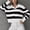 White, variant on Women's Striped Sweaters Contrast Knitted Loose V-Neck Casual Long Sleeve