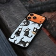 thumbnail image 4 of WIRESTER Shockproof Soft Rubber Cover Case for Apple iPhone 17 Pro Max 6.9" 2025, Black White Tuxedo Cat Playful Postures On Pale Aqua Background, 4 of 5