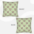 Bingfone Cute Animal Sloth On A Branch Linen Throw Pillow Covers