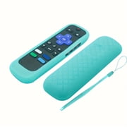 Roku Remote Case 3 Pack, Battery Cover for TCL Roku Smart TV Steaming Stick Remote, Silicone Sleeve Television Remote Cover Glow in The Dark