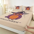 thumbnail image 3 of Manfei Kawaii Cartoon Owl Full Size Sheets, Halloween Animal Bed Sheets, Teens Girls Boys Kids Sheet Sets, Breathable Home Decor, 4pcs, 3 of 7