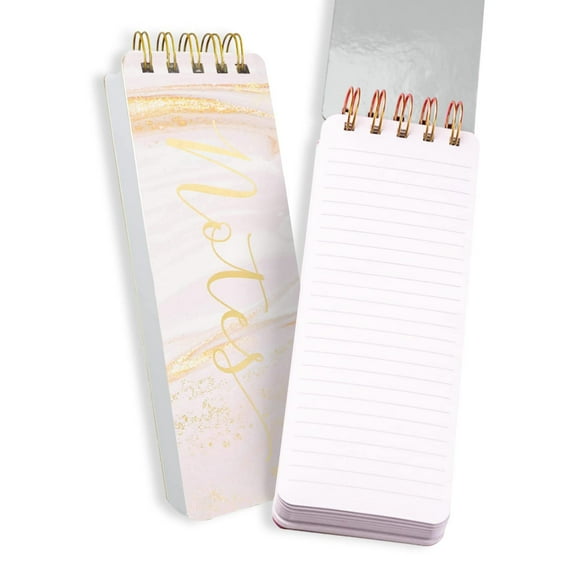 Eccolo Pink Marble Spiral Memo Pad