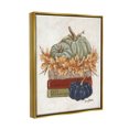 thumbnail image 3 of Stupell Industries Fall Blessings Pumpkins Botanical & Floral Painting Gold Floater Framed Art Print Wall Art, 25 x 31, 3 of 9