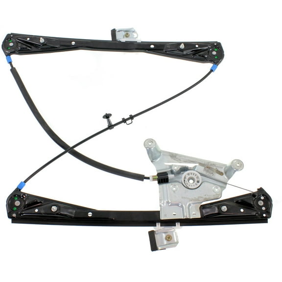 Window Regulator Compatible For 2002-2008 Jaguar S-Type Front, Right Passenger Power