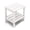 White, variant on KINGYES 2-Tier Outdoor Side Table, HDPE All Weather Adirondack Small Patio Tables, For Garden Balcony Pool Indoor, White