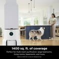 thumbnail image 6 of Restored Shark R-HP302 NeverChange Air Purifier MAX, 1400 sq.ft. Coverage, 5-Year HEPA Filter Life, Odor Neutralizer, White, 6 of 7